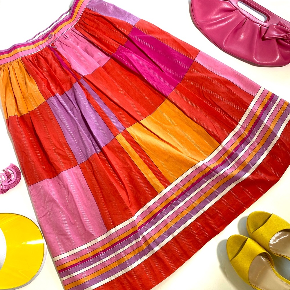 LODENFREY Vintage Colorblock Skirt